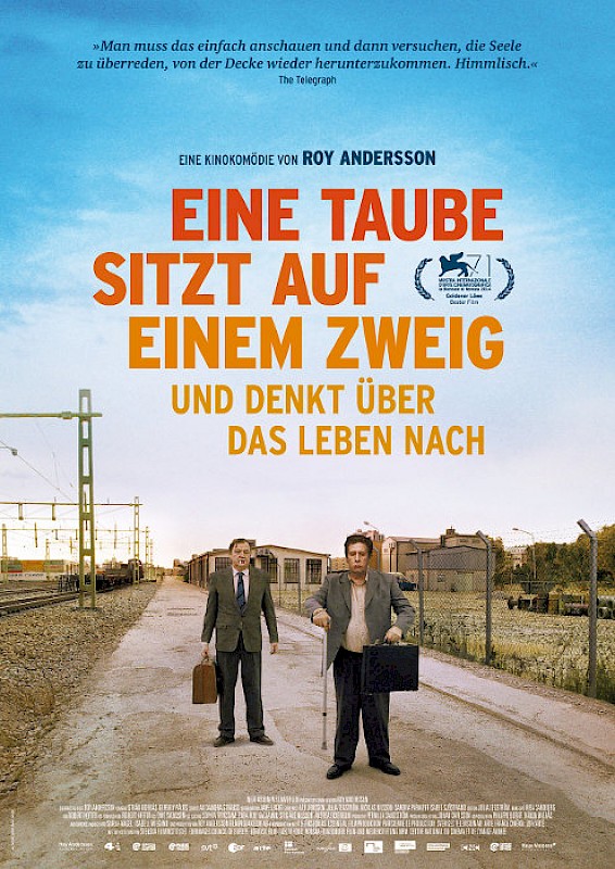 EINE TAUBE SITZT AUF EINEM ZWEIG UND DENKT ÜBER DAS LEBEN NACH